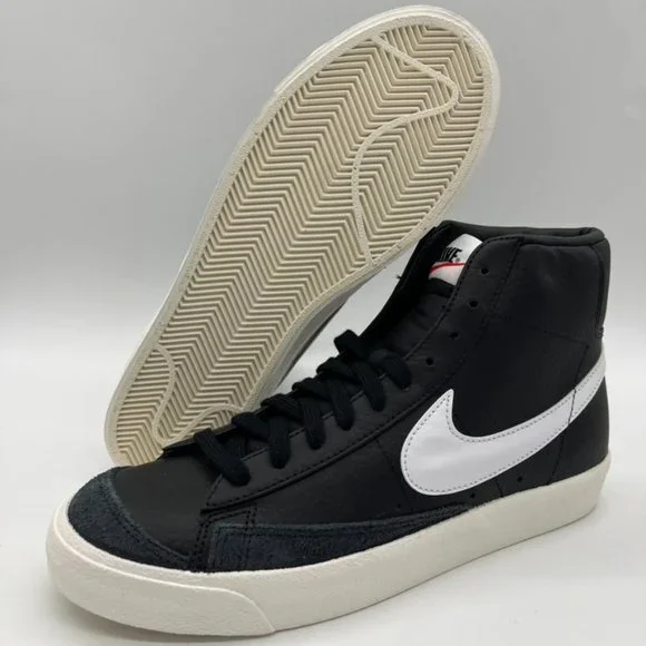 Nike Blazer Mid '77 VNTG Black White Sail BQ6806-002 Men's Multi Size NEW - Picture 3 of 7